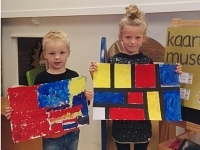 Foto bij artikel Leerlingen geinspireerd door Mondriaan en Picasso